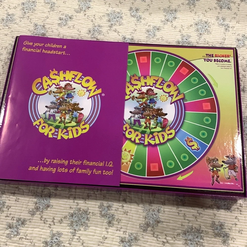 Cashflow for Kids Board Game Like NEW Give your Kids a Fun Financial head start - Picture 5 of 15
